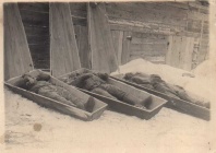 Похороны 13-ти героев бронебойщиков, павших в боях за освобождение Старого Оскола у Майсюковой будки в феврале 1943 года.