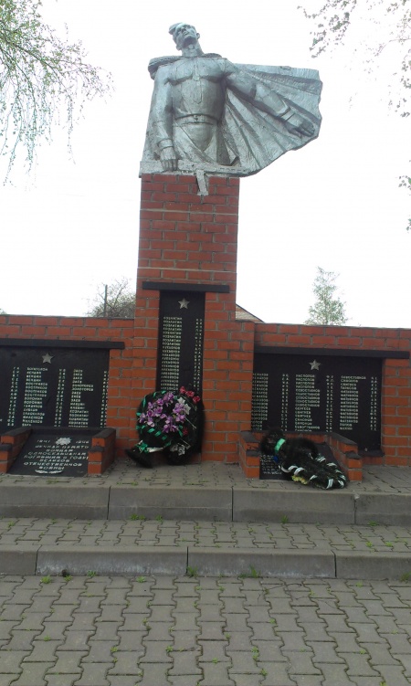 Памятник воинам-землякам, погибшим в годы войны. Село Васильдол, Новооскольский район.