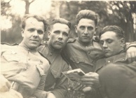 На привале. Июль 1943 год, п. Малоархангельск