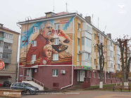 В Борисовке Белгородской области появились два новых патриотических мурала